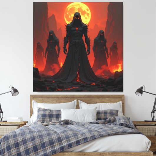 Tor zur Unterwelt – Reich der Schatten Leinwanddruck (Insitu (Schlafzimmer))