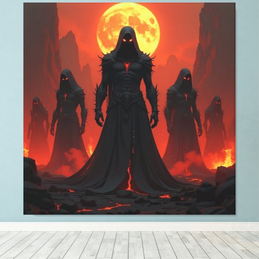 Tor zur Unterwelt – Reich der Schatten Leinwanddruck (Insitu (Holzboden))