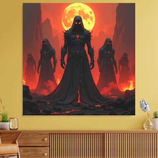 Tor zur Unterwelt – Reich der Schatten Leinwanddruck (Insitu (Wohnzimmer))