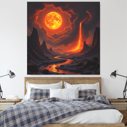 Tor zur Unterwelt – Reich der Schatten Leinwanddruck (Insitu (Schlafzimmer))