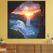 Tor zur Wildnis - Erlebnislandschaft Fotogra Leinwanddruck (Insitu (Wohnzimmer))