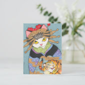 Tora Oiran Postcard Postkarte (Stehend Vorderseite)