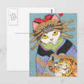 Tora Oiran Postcard Postkarte (Vorne/Hinten)