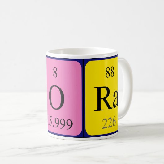 Tora Periodenname Tasse (VorderseiteRechts)