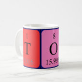 Tora Periodenname Tasse (Vorderseite Links)