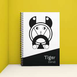 Tora Tiger Geometric Zodiac Planner Planer