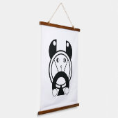 Tora Tiger Geometric Zodiac Wandteppich Mit Holzrahmen (Gewinkelt)