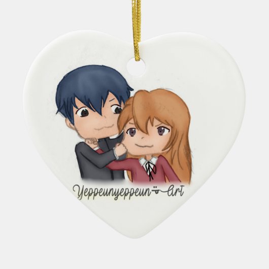 Toradora ~ Ryuuji x Taiga Keramikornament (Vorne)