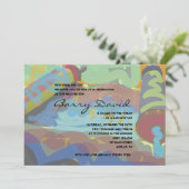 TORAH Bar Bat Mitzvah Einladung (Stehend Vorderseite)