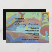 TORAH Bar Bat Mitzvah Einladung (Vorne/Hinten)