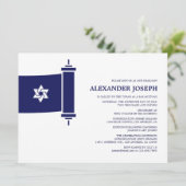 Torah Bar Mitzvah Einladung (Stehend Vorderseite)