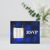 Torah Light UAWG RSVP Karte (Stehend Vorderseite)