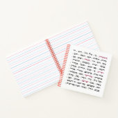 Torah Parshiot Parshas Weekly Readings in Hebräisc Notizblock (Innenseite)