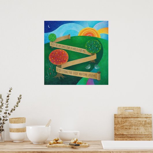 Torah Poster pflanzen (Küche)