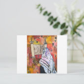 Torah Reading Postkarte (Stehend Vorderseite)