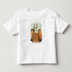 Torah Rolle mit silbernen Krone Finials Kleinkind T-shirt