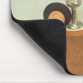 Torah Rolle mit silbernen Krone Finials Mousepad (Ecke)