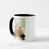 Torah Rolle mit silbernen Krone Finials Tasse (Vorderseite Links)