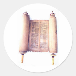 TORAH RUNDER AUFKLEBER