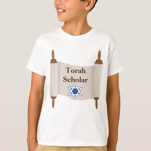 Torah Scholar Scroll Theme T - Shirt (Vorderseite)