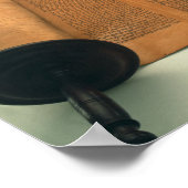 Torah Scroll mit Silver Crown Finalspiel Poster (Ecke)