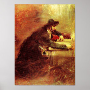 Torah Scroll von Maurycy Gottlieb Poster