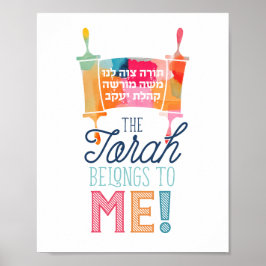 Torah Tzivah Print Poster