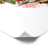 Torah Zitat für den jüdischen Urlaub in Sukkot Poster (Ecke)