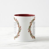 Torah-Zitat für Sukkot | Kaffee in der Sukka Tasse (Zentrum)