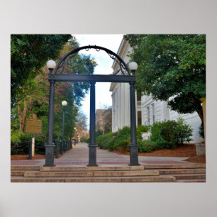 Torbogen-Eingang am College Poster