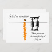 Torbogen-Hochzeits-Einladung Einladung (Vorne/Hinten)