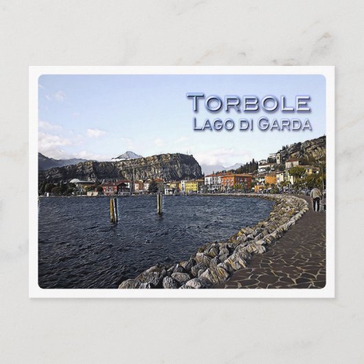 TORBOLE - Gardasee - Spaziergang - Trentino - Postkarte (Vorderseite)