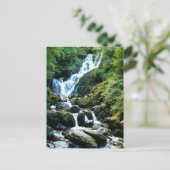 Torc Falls Killarney Irland Postkarte (Stehend Vorderseite)