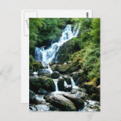 Torc Falls Killarney Irland Postkarte (Vorne/Hinten)