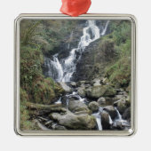 Torc Wasserfall, Killarney Irland Silbernes Ornament (Vorne)