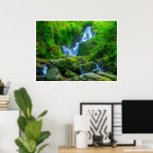 Torc Wasserfall Poster | Killarney Park Irland (Heimbüro)