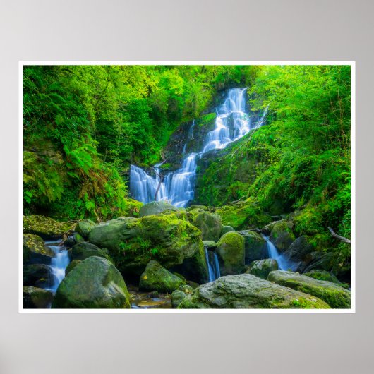 Torc Wasserfall Poster | Killarney Park Irland (Vorne)