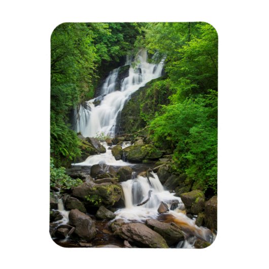 Torc-Wasserfall Szene, Irland Magnet (Vertikal)