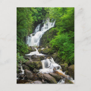 Torc-Wasserfall Szene, Irland Postkarte