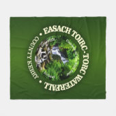 Torc Waterfall (rd) Fleecedecke (Vorderseite (Horizontal))