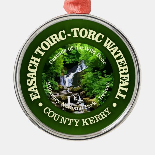 Torc Waterfall (rd) Ornament Aus Metall (Vorne)