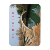 Torcello Devil's Bridge View Kühlschrankmagnet Magnet (Vertikal)