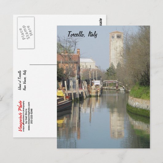 Torcello, Italien Postkarte (Vorne/Hinten)