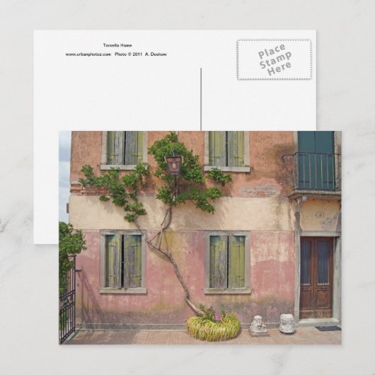 Torcello Zuhause Postkarte (Vorne/Hinten)