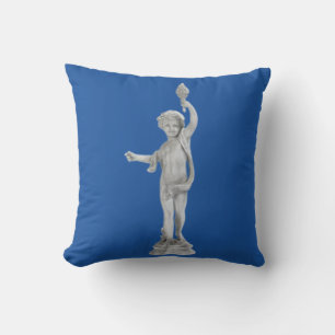 Torch-Bearing Garden Angel Kissen