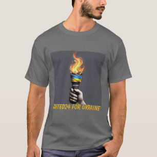 Torch der Ukraine 24 Resilienz-T - Shirt