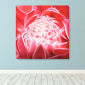Torch Ginger Pflanze Blume Leinwanddruck (Insitu (Holzboden))