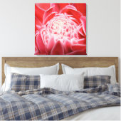 Torch Ginger Pflanze Blume Leinwanddruck (Insitu (Schlafzimmer))