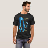 Torch Lake Adventure Map T-Shirt (Vorne ganz)