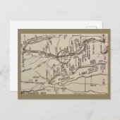 Torch Lake Michigan Vintage Karte (Vorne/Hinten)